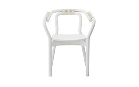 Knot chair white
